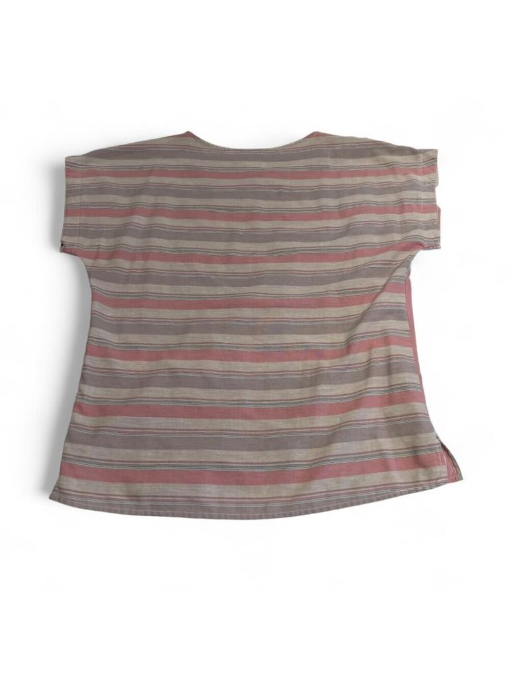 Vintage 70's Levi Strauss & Co Pastel Striped Blouse Top Women's 16 Western Boho - Picture 4 of 6